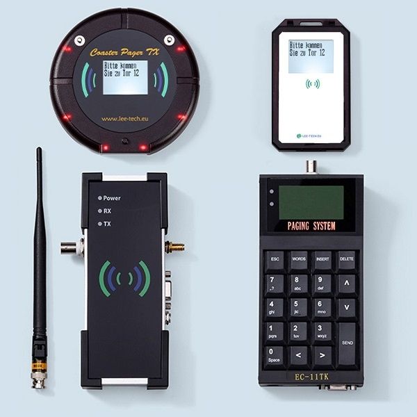 Easy-Call 500-Rufsystem mit zwei Pagern